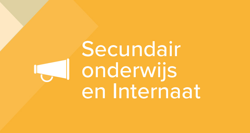 solliciteren secundair en internaat